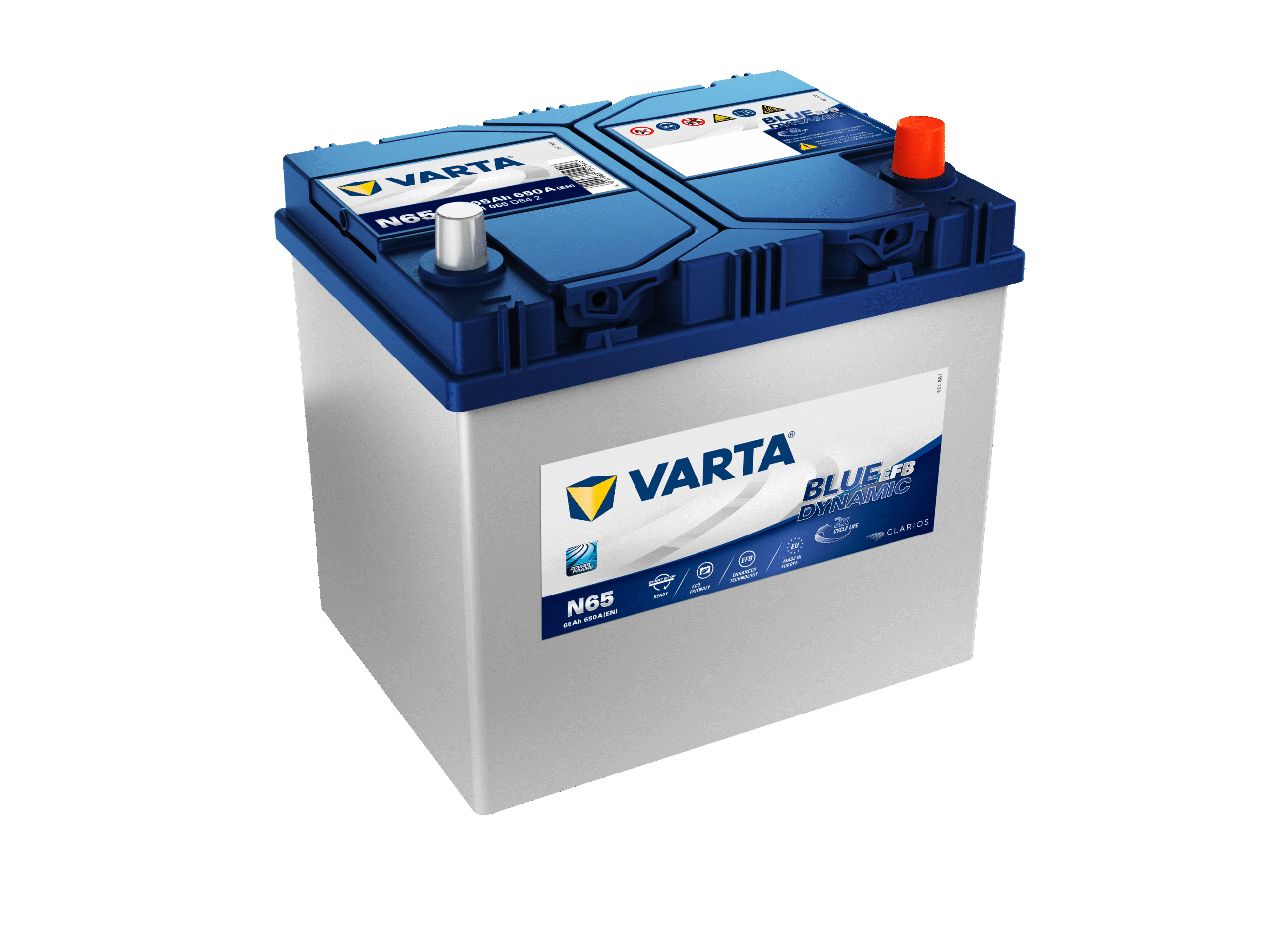 VARTA N65 EFB 56501 BLUE DYNAMIC